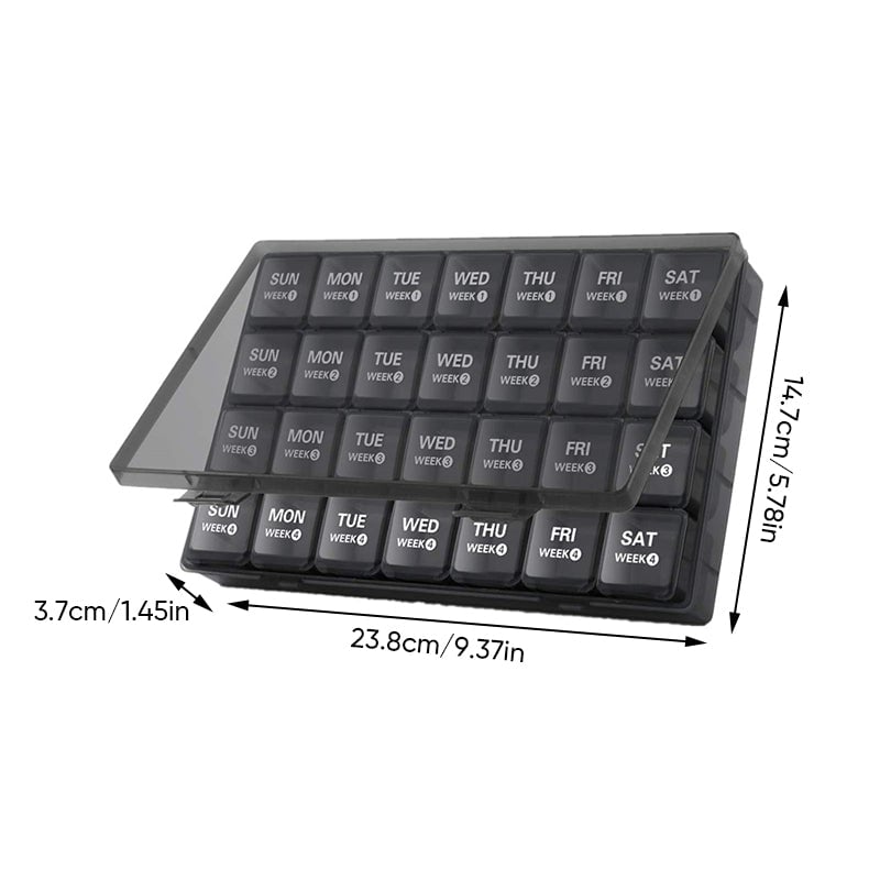 Tabletten-Organizer (28 Fächer)