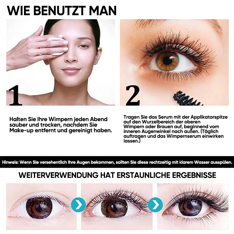 Wimpern- und Augenbrauen-Schnellwachstumsserum