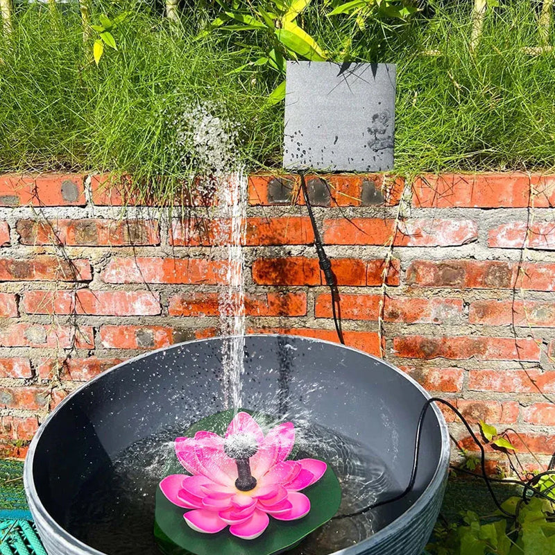 Lotusformet solfontænedammen dekorativ
