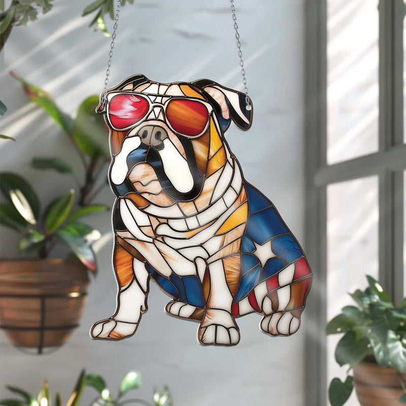 Vinduesophæng med gravhund