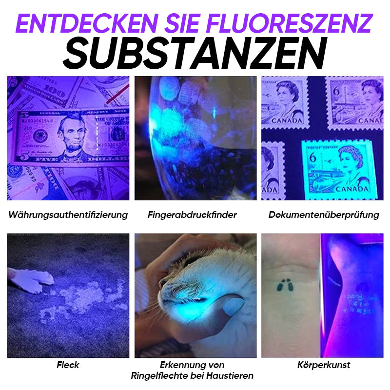 UV-Ultraviolett-Taschenlampe