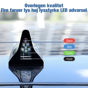 Shark Fin Solar Advarselslys til bil