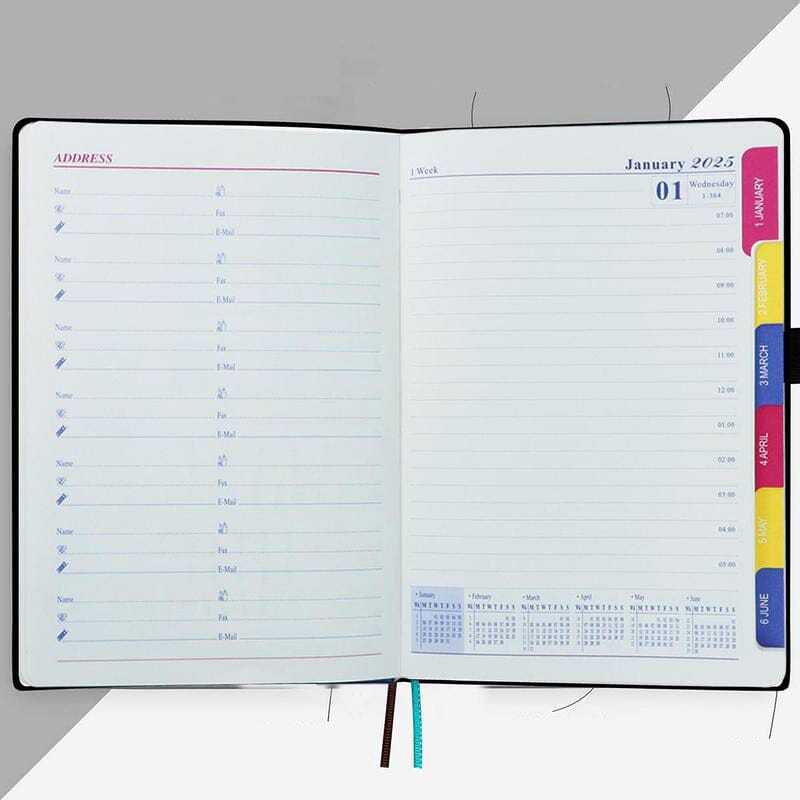 2025 Eine Seite pro Tag Planer - Ihr ultimativer Geschenkkalender