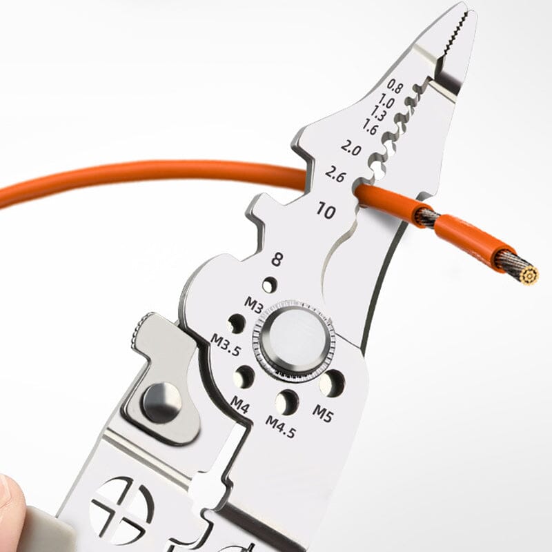 Multifunktionale Abisolierzange Crimper Kabelschneider Zange