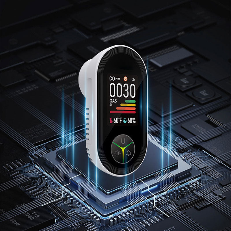 Plug-In-Detektor für brennbare Gase und Kohlenmonoxid