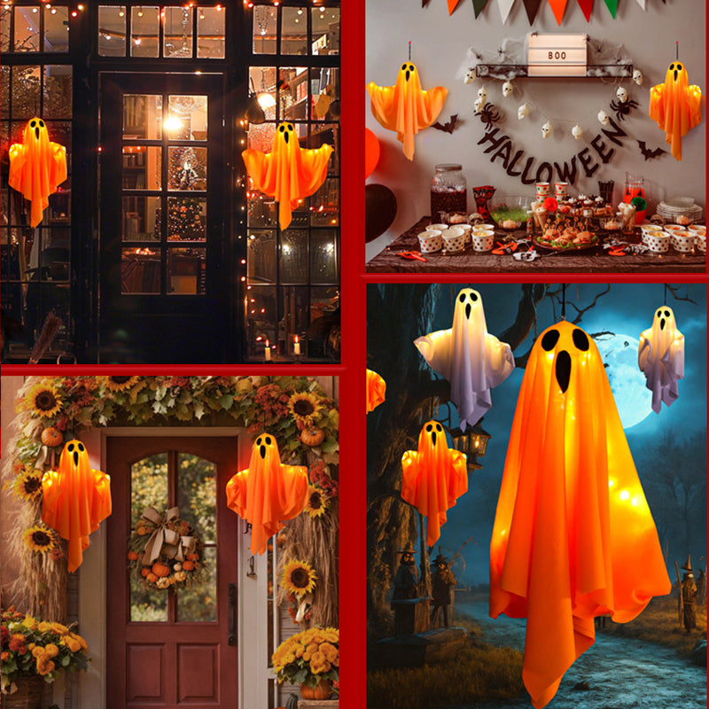 Leuchtender Halloween-Geister-Kronleuchter