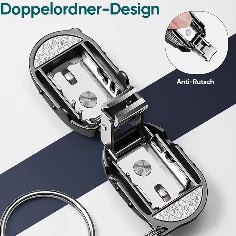Tragbarer Mini-Klappnagelknipser mit Schlüsselanhänger