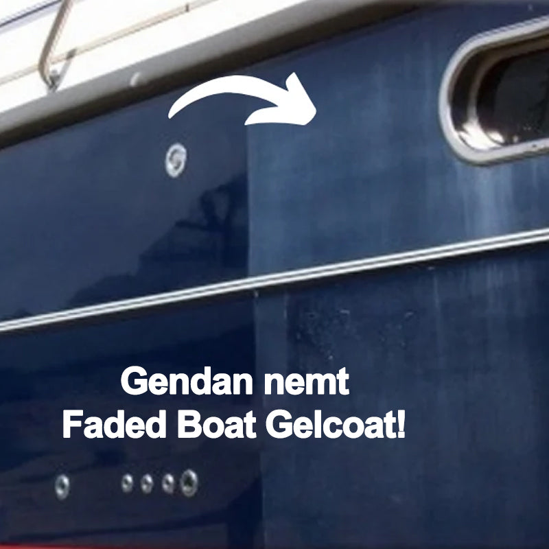 Skinnende Falmet Gelcoat Restaurator