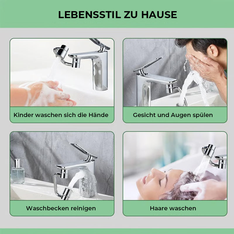 Drehbare Wasserhahn-Luftsprudler-Verlängerung