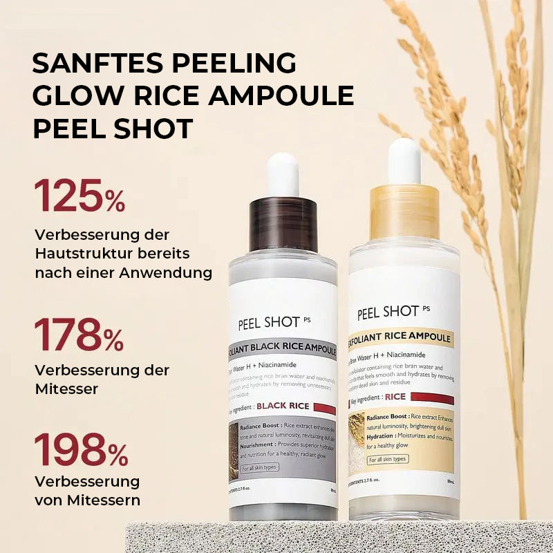 Sanftes Peeling-Ampulle – Schwarzer Reis