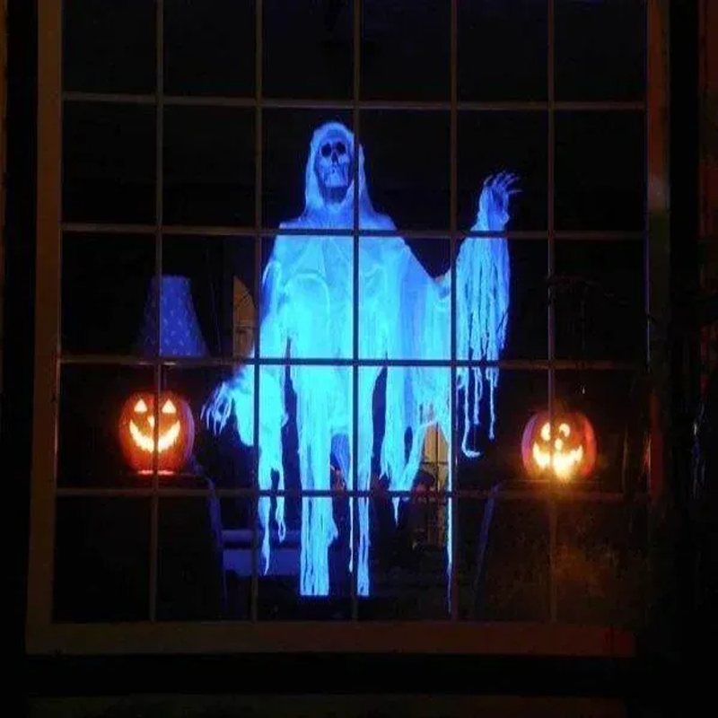 Holographische Halloween-Projektion