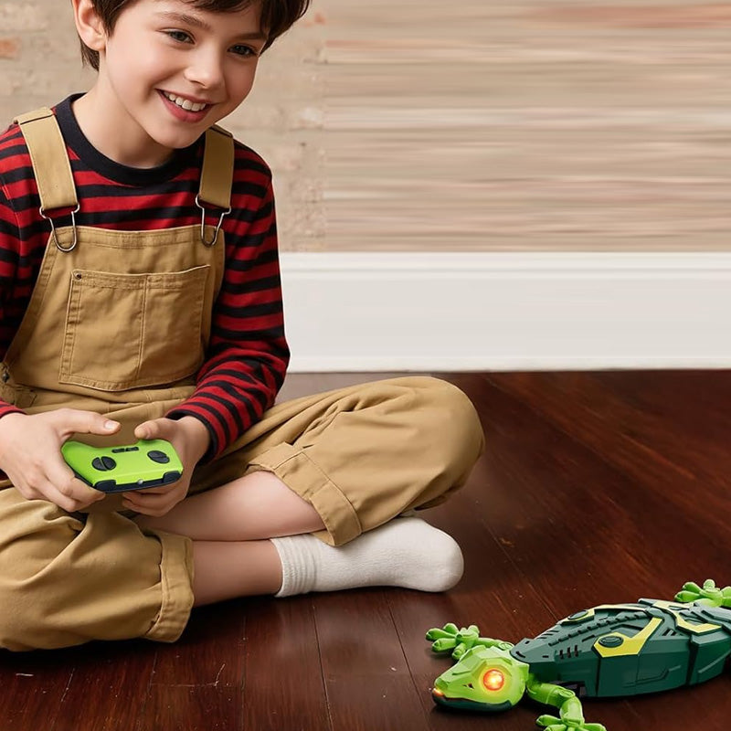 Elektrisches Eidechsenspielzeug mit leuchtenden LED-Augen