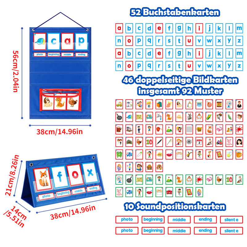 Desktop-Wortbuchstabierkarten
