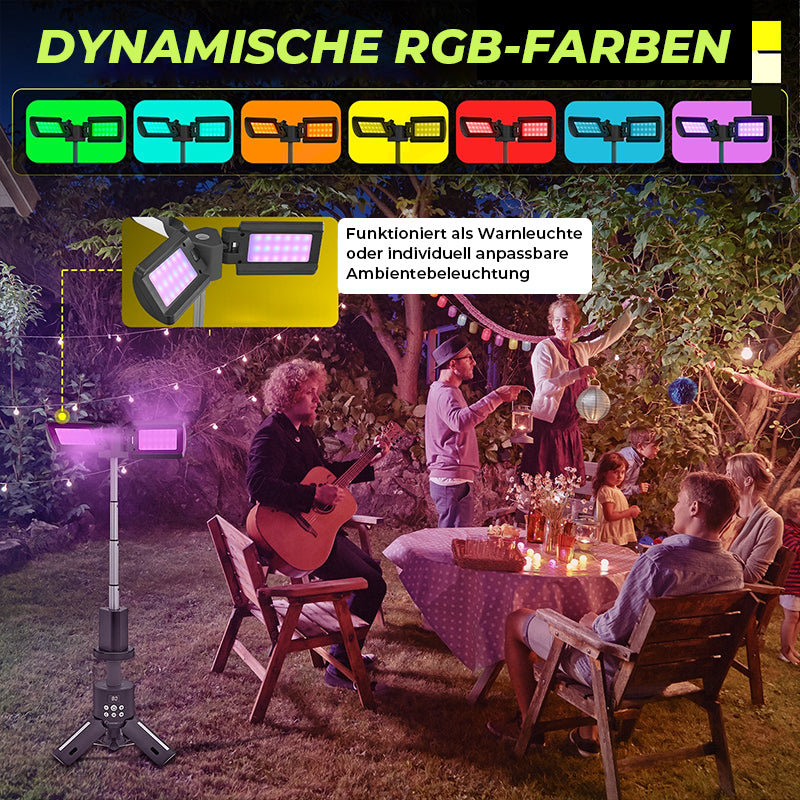 Teleskop-Campingleuchten mit Ständer