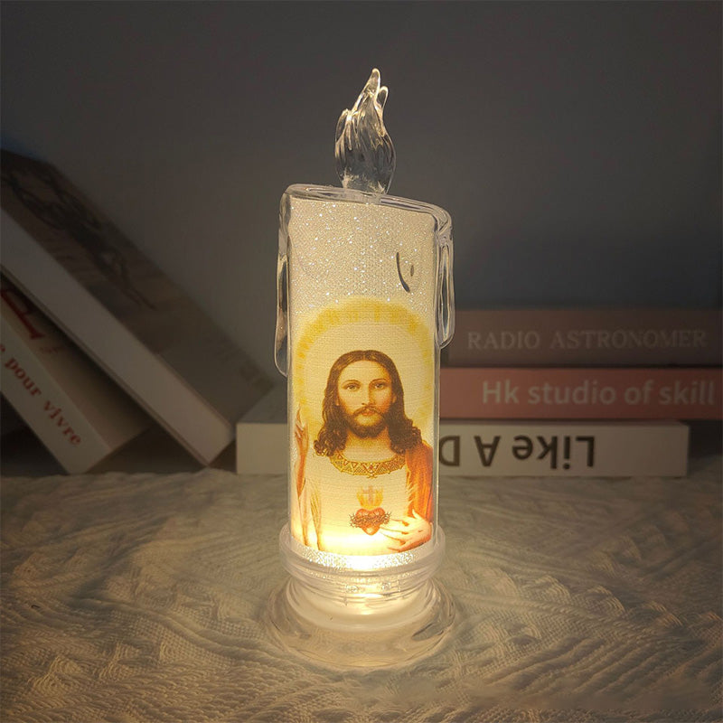 LED bøn flammefri stearinlys