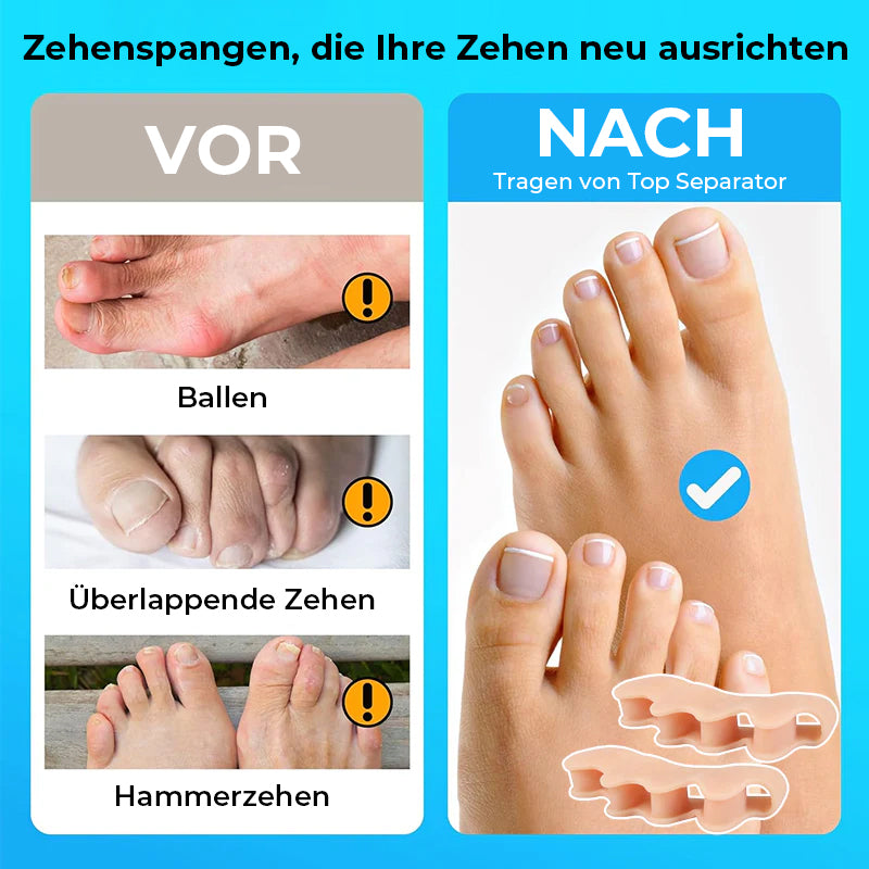 Zehentrenner mit fünf Löchern (5 Paar)