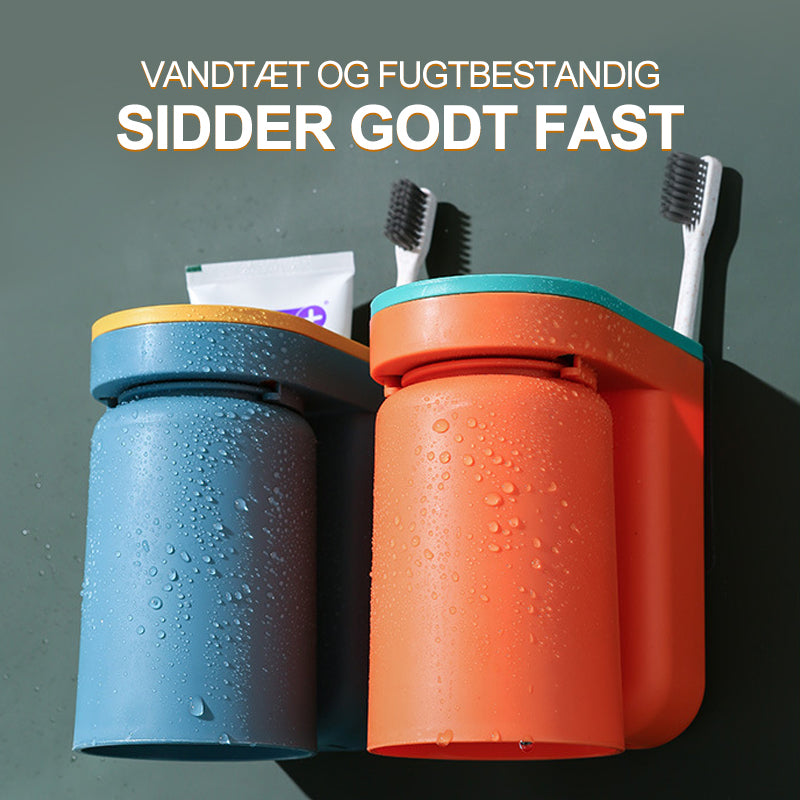 Tandbørsteholder til at klistre på