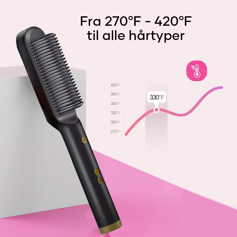 Negative Ion hår glattebørste