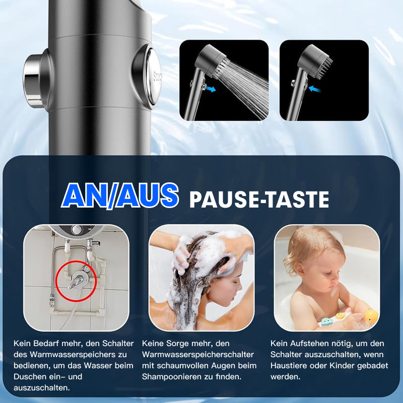 High-Pressure-Handbrause mit Filter