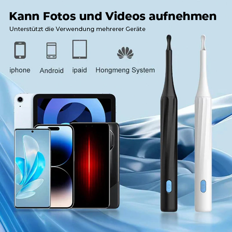 Ohrschmalz-Entfernungsset mit HD-Kamera
