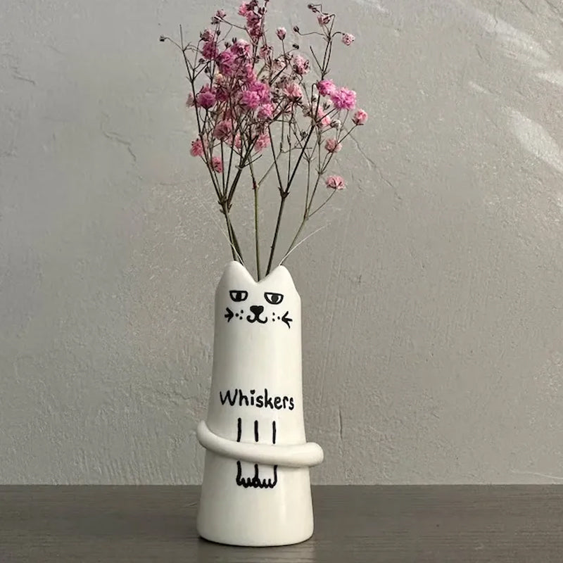 Katze Kleine Vase