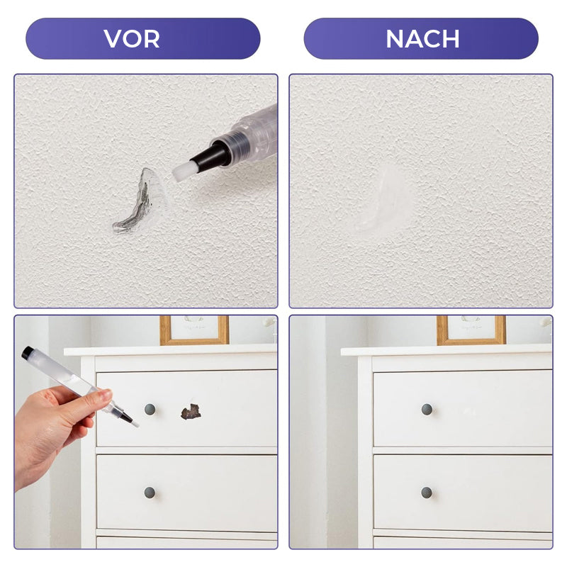 Multifunktionaler, befüllbarer Lackstiftpinsel