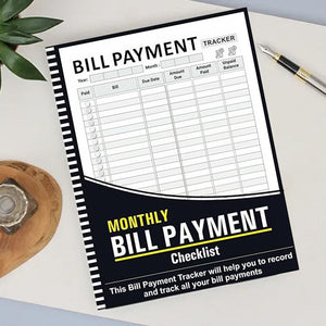 Bill Tracker-Notizbuch
