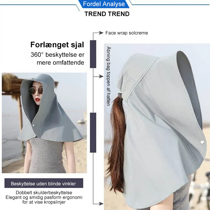 Fashion dame uv beskyttelse bøttehat