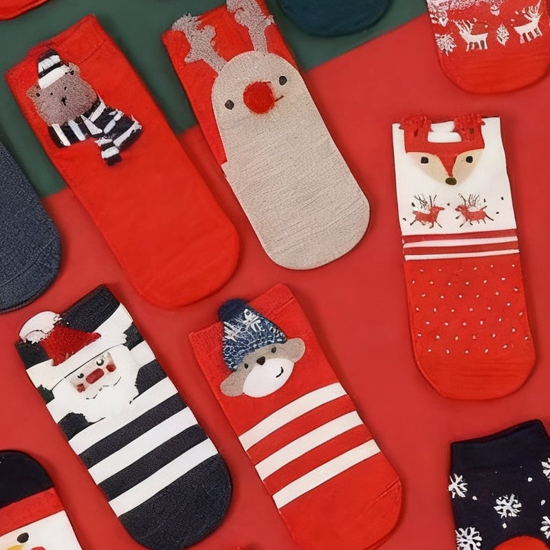 Weihnachts-Countdown-Socken-Blindbox