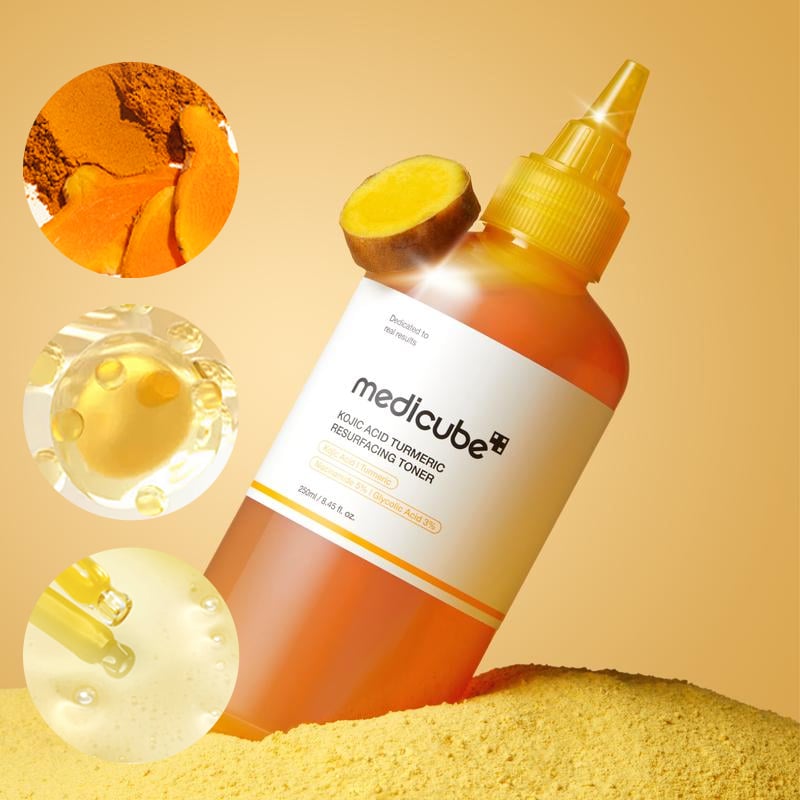 Kojisäure-Kurkuma-Toner für Gesicht und Körper