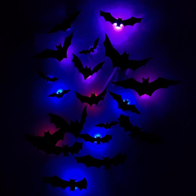 3D-Fledermaus-Design LED-Dekoration