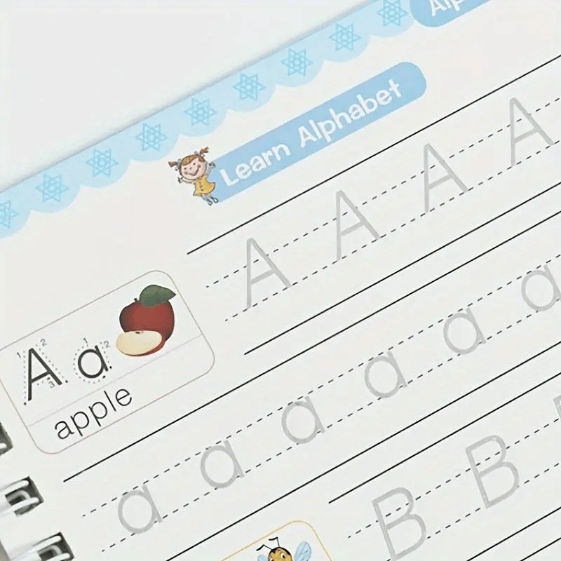 Magisches Übungsbuch mit Rillen