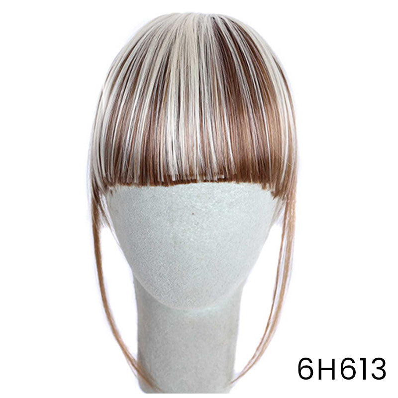 Sømløs 3D Clip-In Bangs hårforlængelse