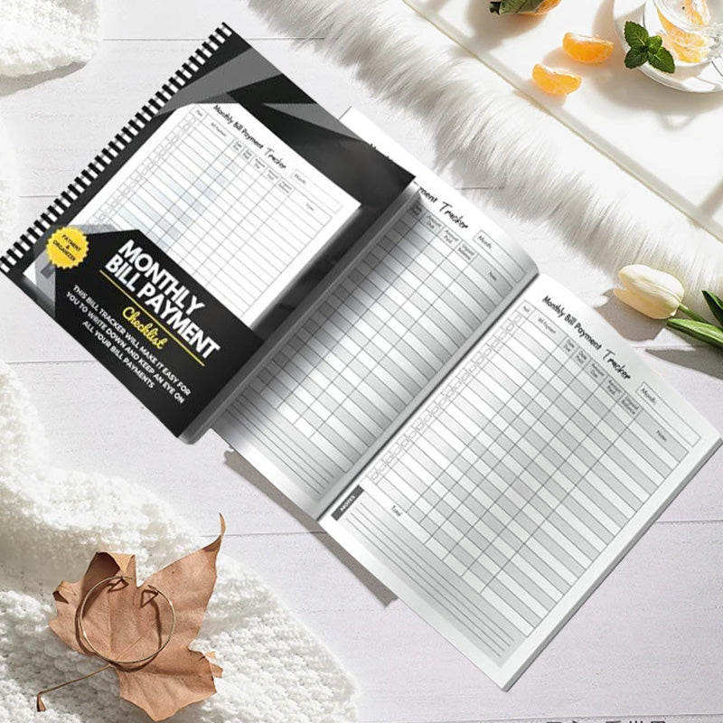 Bill Tracker-Notizbuch