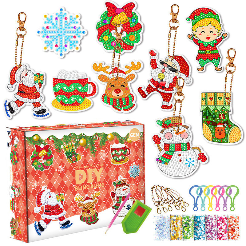 Weihnachts-Malaufkleber-Set