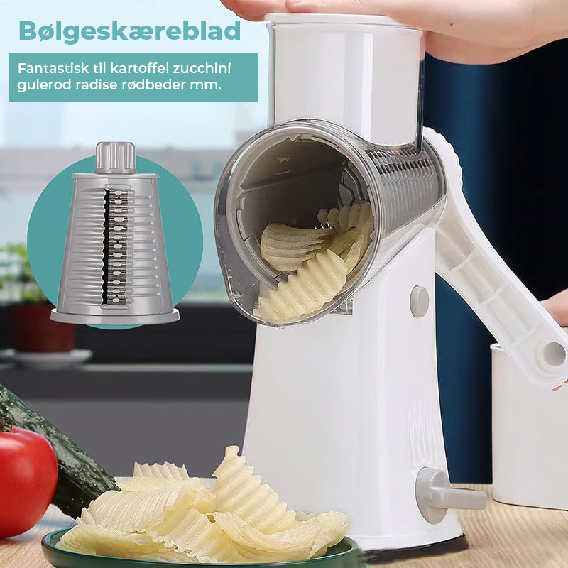 5 i 1 roterende oste rivemaskine