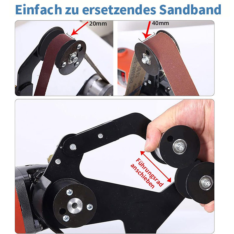 Bandschleifer-Adapter für Winkelschleifer