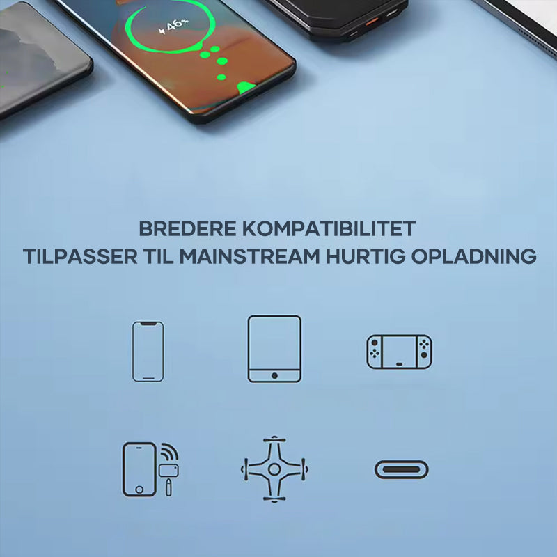 Hurtig opladning udtrækkelig biloplader