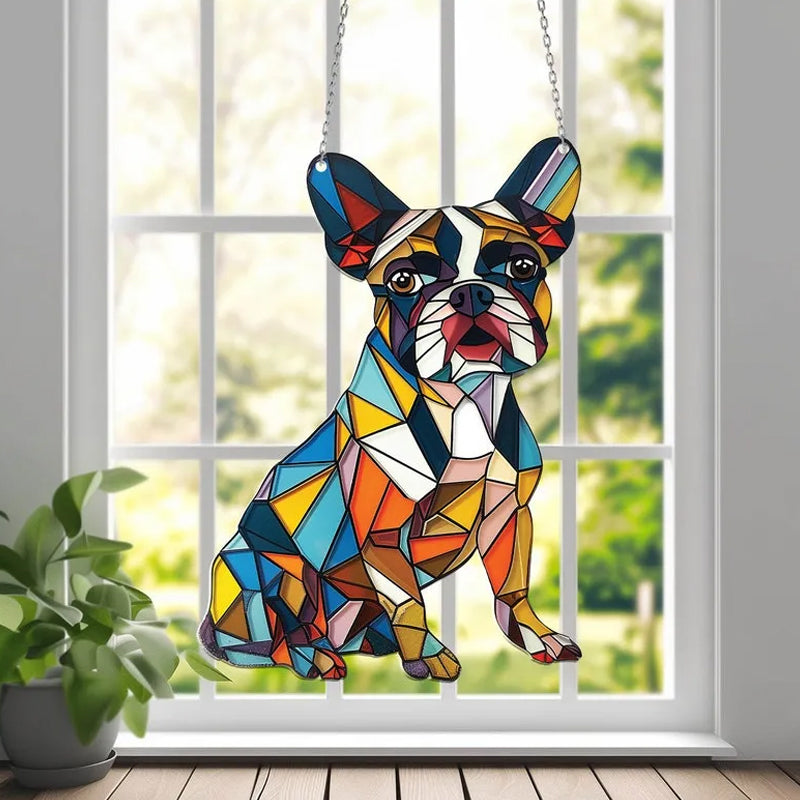 Vinduesophæng med gravhund
