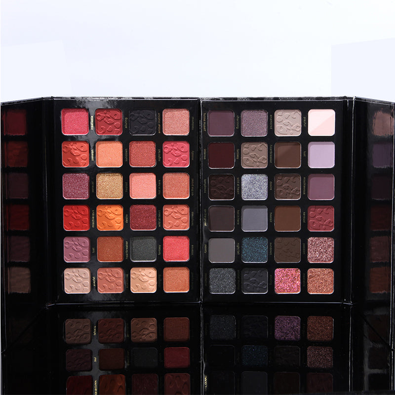 24-farver leopard øjenskygge palette