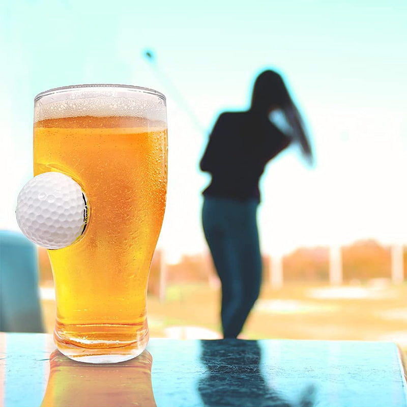 Golfball-Bierglas