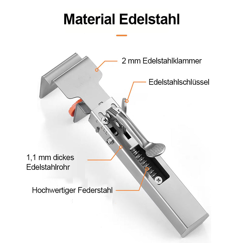 Verstellbare Schubladen-Befestigungsklemme