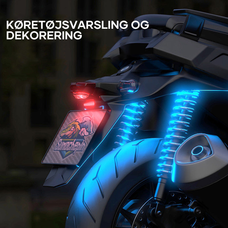 Blinkende lys til bilfjernbetjening