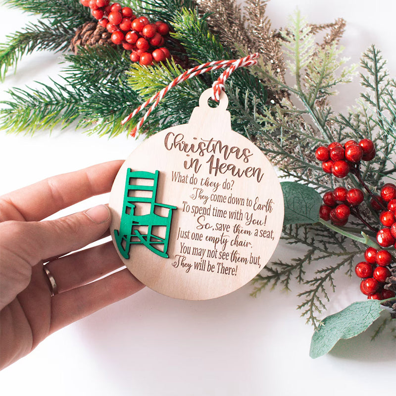 Himmlischer Stuhl Weihnachten Memorial Charme