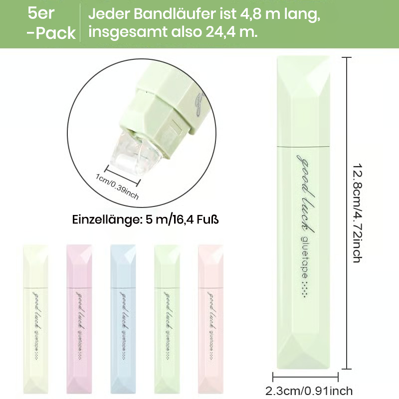 Scrapbooking-Doppelseitiges Klebebandrolle