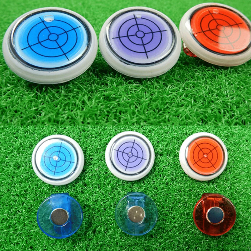 Runder Golf-Cap-Clip mit Wasserwaagenfunktion