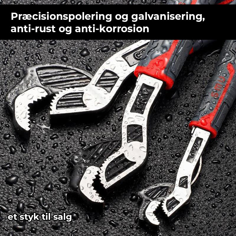 Multifunktionel selvlåsende justerbar skruenøgle