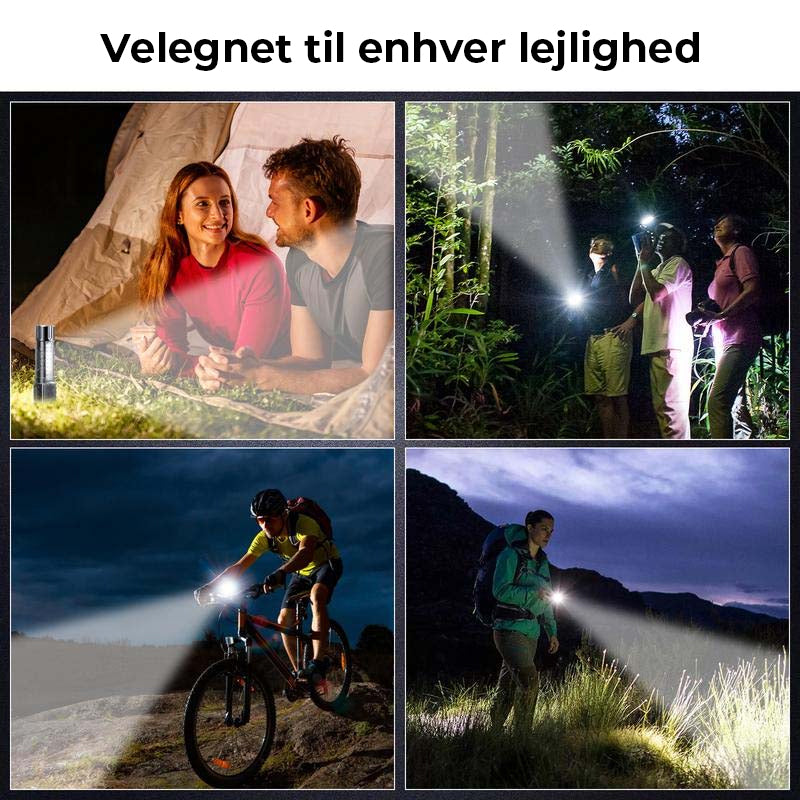 Lang rækkevidde hvid laser Ultra-lys lommelygte