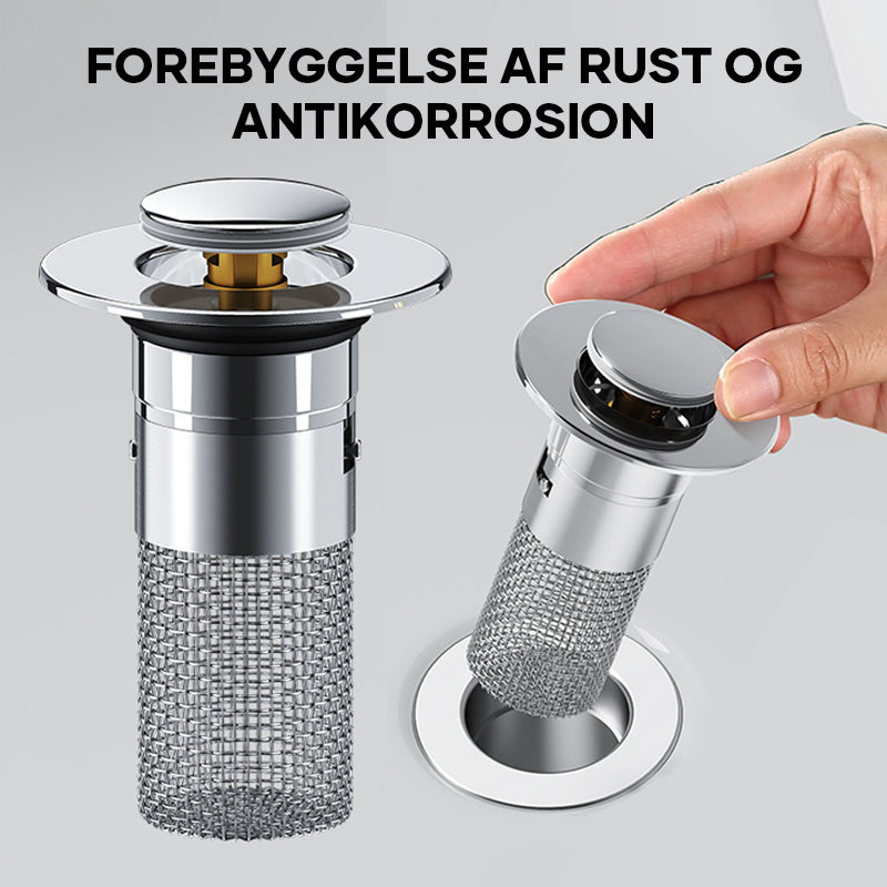 Gulvafløbsfilter i rustfrit stål