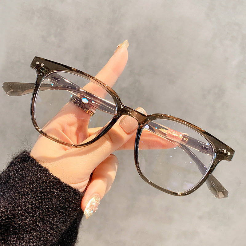 Anti-Blaulicht-Brille mit quadratischem Rahmen